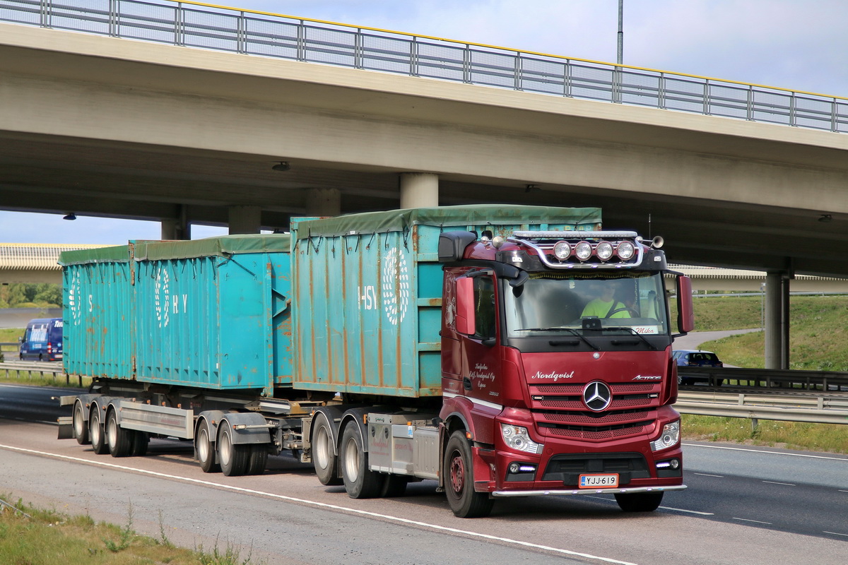 Финляндия, № YJJ-619 — Mercedes-Benz Actros ('2011)