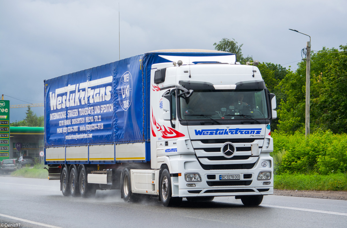 Львовская область, № ВС 0278 ОО — Mercedes-Benz Actros ('2009) 1846