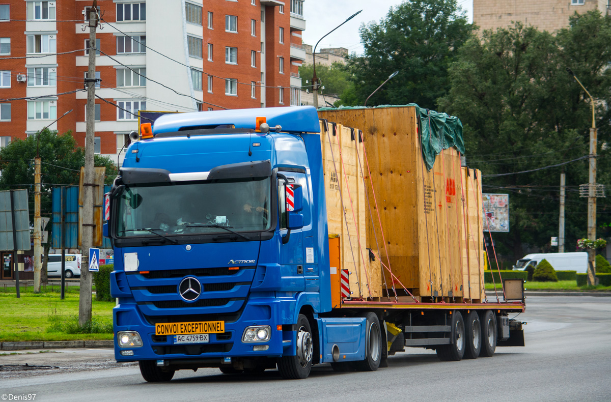 Волынская область, № АС 4759 ВХ — Mercedes-Benz Actros ('2009) 1846