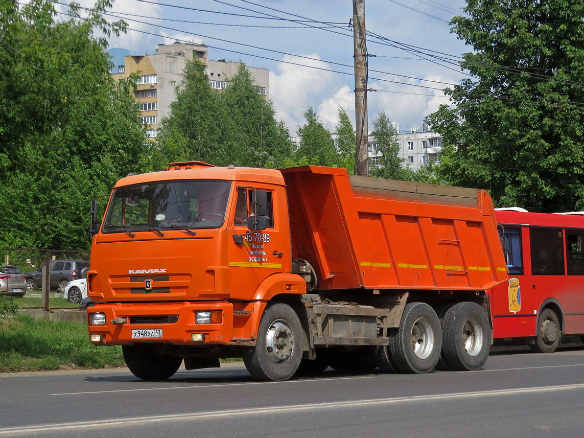 Кировская область, № Х 948 ХА 43 — КамАЗ-65115-N3