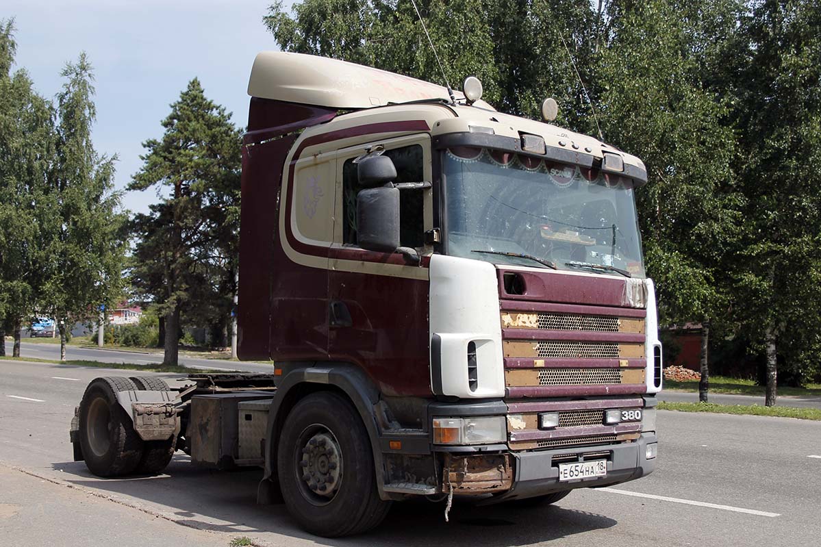 Удмуртия, № Е 654 НА 18 — Scania ('1996) R114L