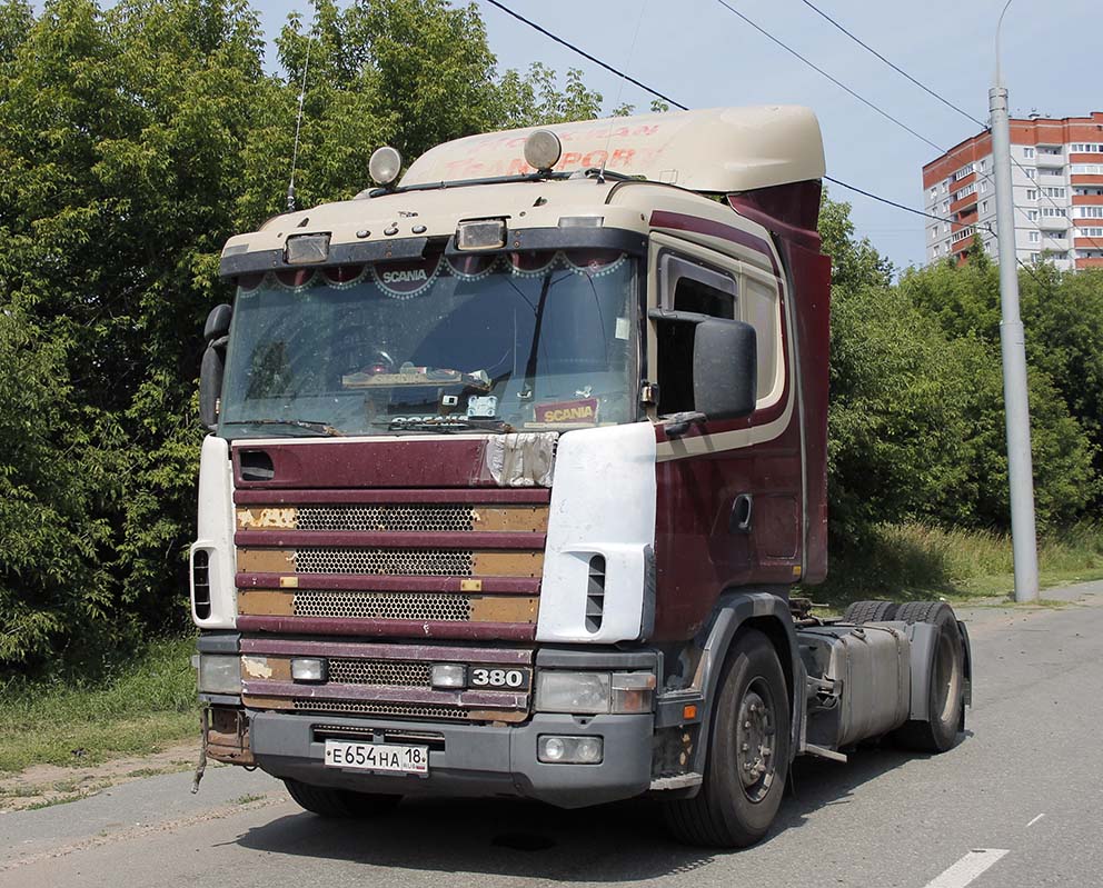 Удмуртия, № Е 654 НА 18 — Scania ('1996) R114L