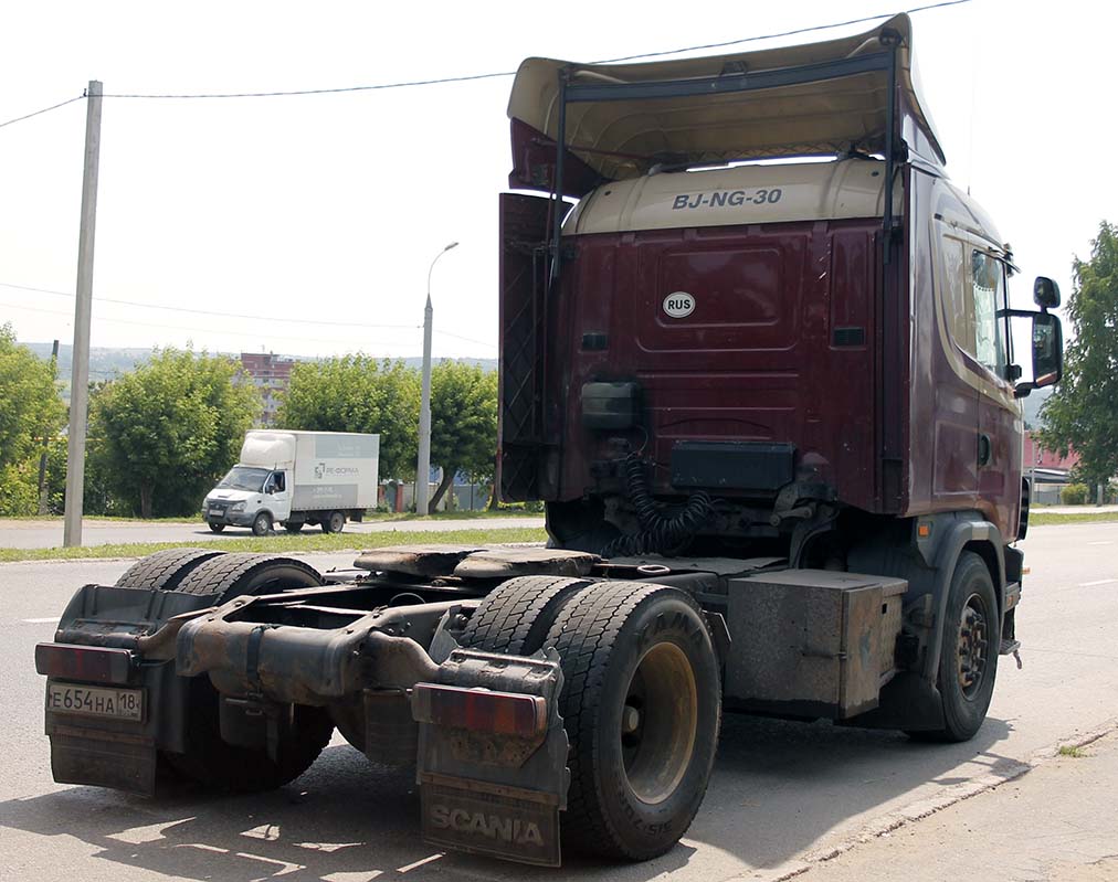 Удмуртия, № Е 654 НА 18 — Scania ('1996) R114L