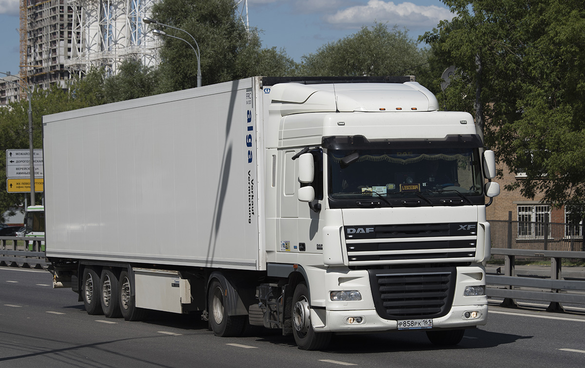 Ростовская область, № Р 858 РК 161 — DAF XF105 FT