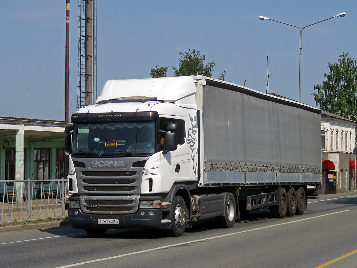 Саратовская область, № В 741 УХ 64 — Scania ('2009) G380