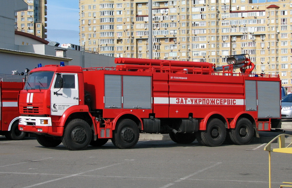 Черниговская область, № Т1 ІК 7267 — КамАЗ-63501 (общая модель); Киев — «Пожтех – Технологии пожарной безопасности – 2009»