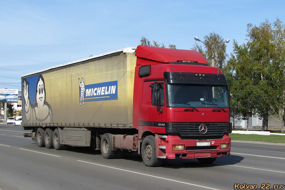 Алтайский край, № О 500 КМ 22 — Mercedes-Benz Actros ('1997) 1840