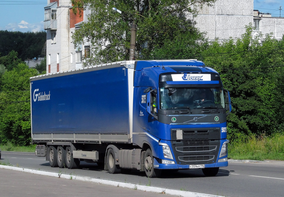 Свердловская область, № 5075 — Volvo ('2012) FH.460 [X9P]