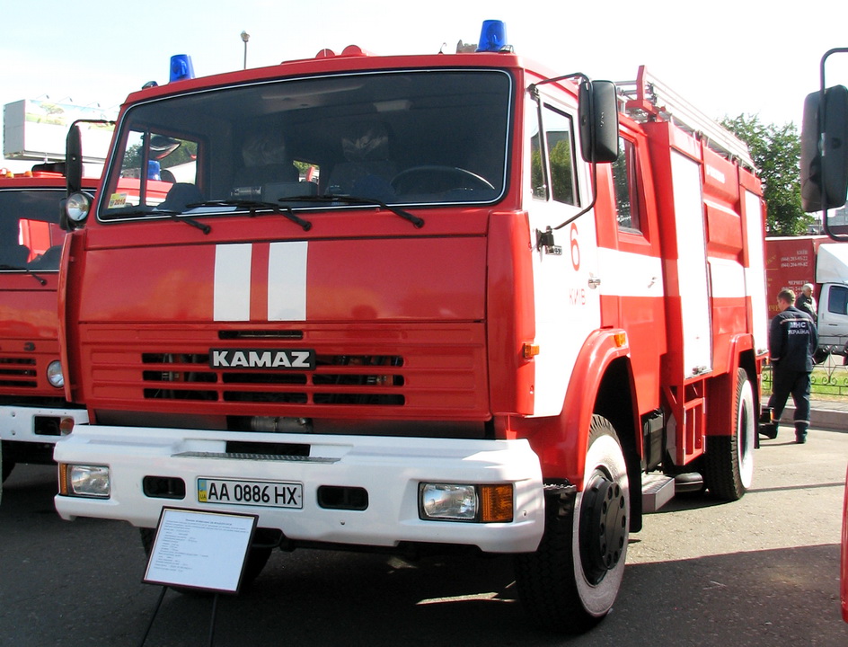 Киев, № АА 0886 НХ — КамАЗ-43253-15 [43253R]; Киев — «Пожтех – Технологии пожарной безопасности – 2009»