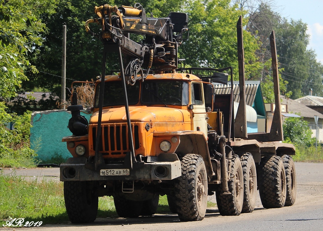 Тамбовская область, № М 512 АВ 68 — Урал-4320 (общая модель)