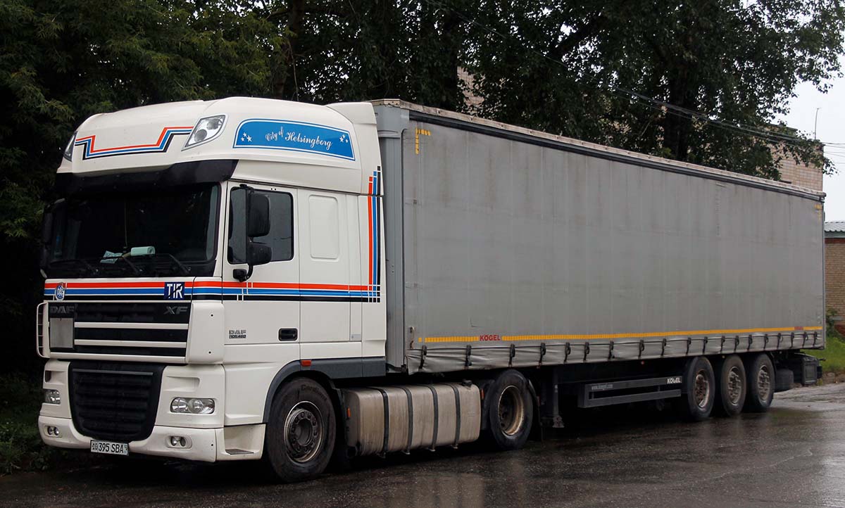 Узбекистан, № 10 395 SBA — DAF XF105 FT