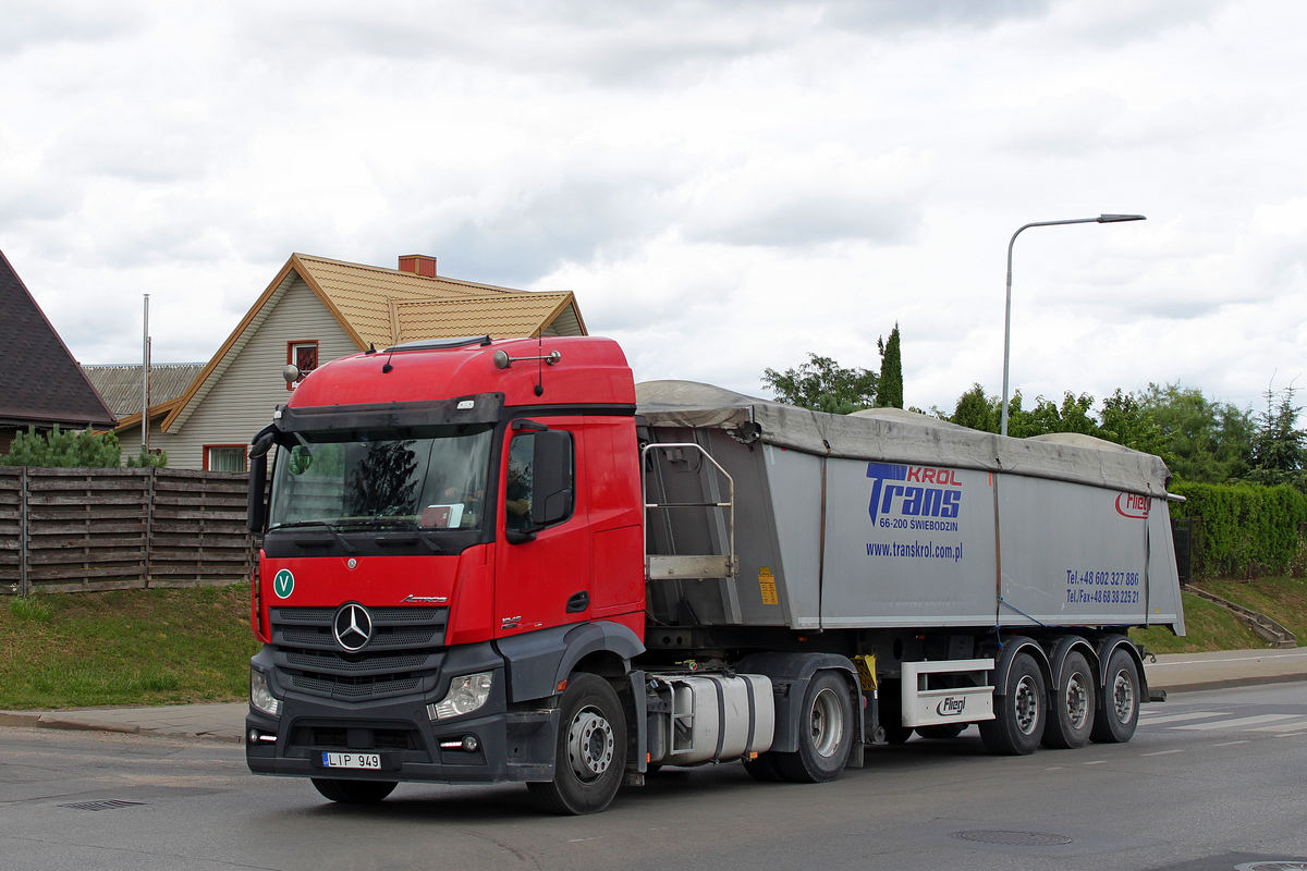 Литва, № LIP 949 — Mercedes-Benz Actros ('2011) 1845