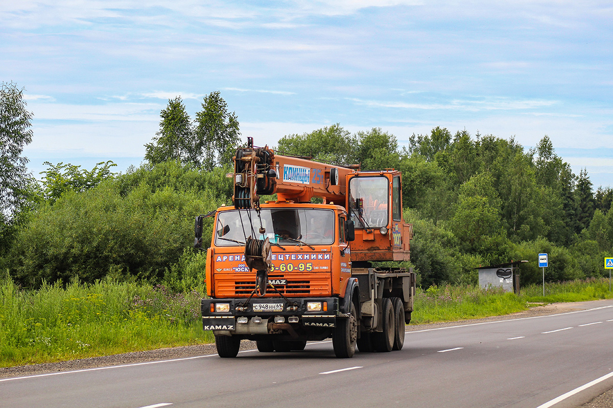 Тверская область, № С 948 НН 69 — КамАЗ-65115-65