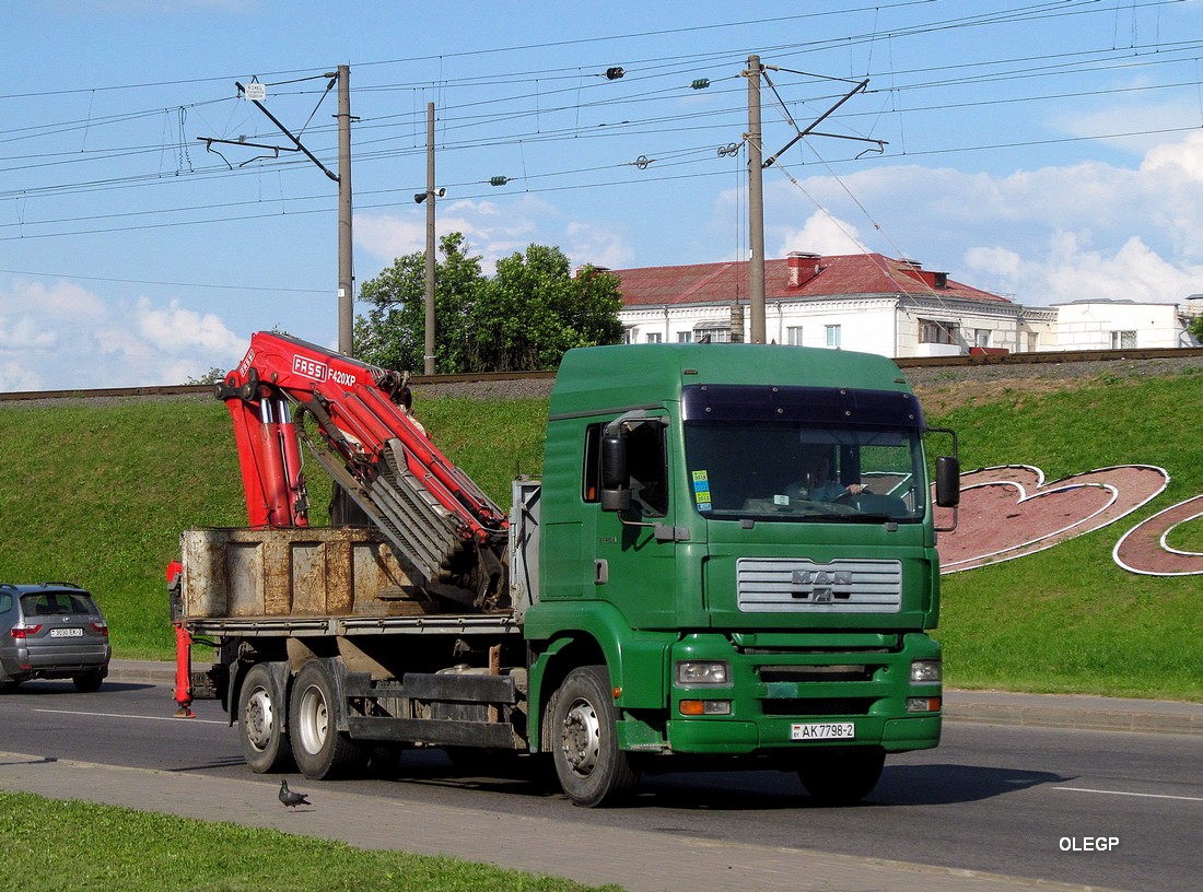 Витебская область, № АК 7798-2 — MAN TGA (общая модель)