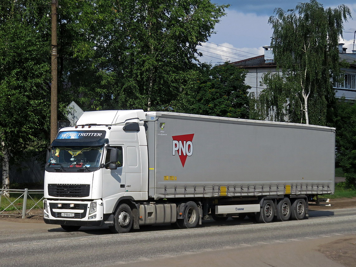 Смоленская область, № Х 318 МР 67 — Volvo ('2008) FH.420