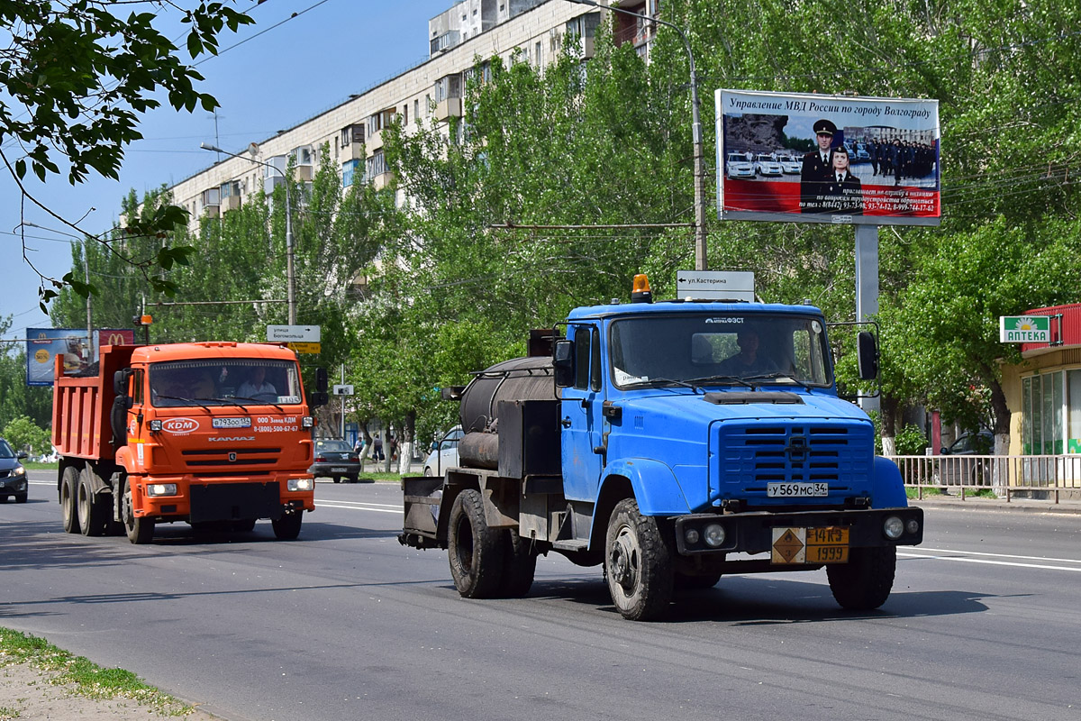 Волгоградская область, № 1195 — КамАЗ-65115 (общая модель); Волгоградская область, № У 569 МС 34 — ЗИЛ-433362