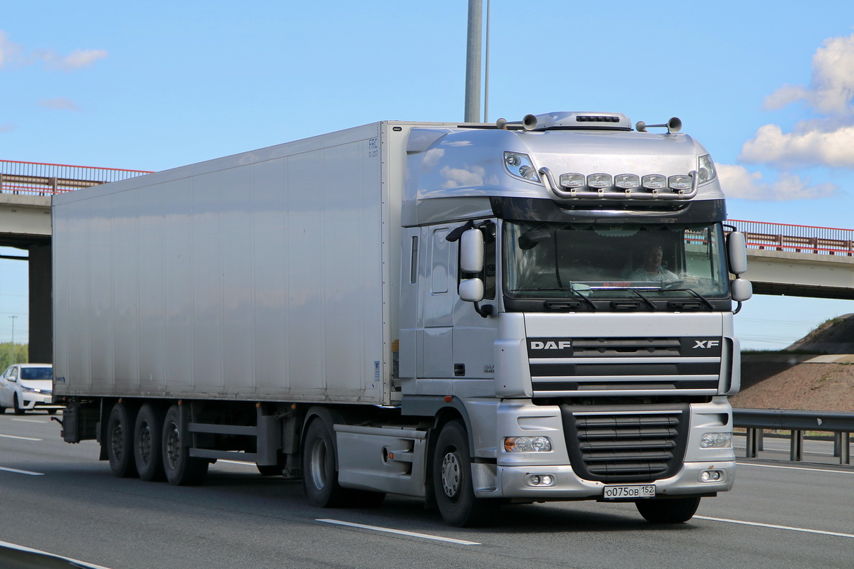 Нижегородская область, № О 075 ОВ 152 — DAF XF105 FT