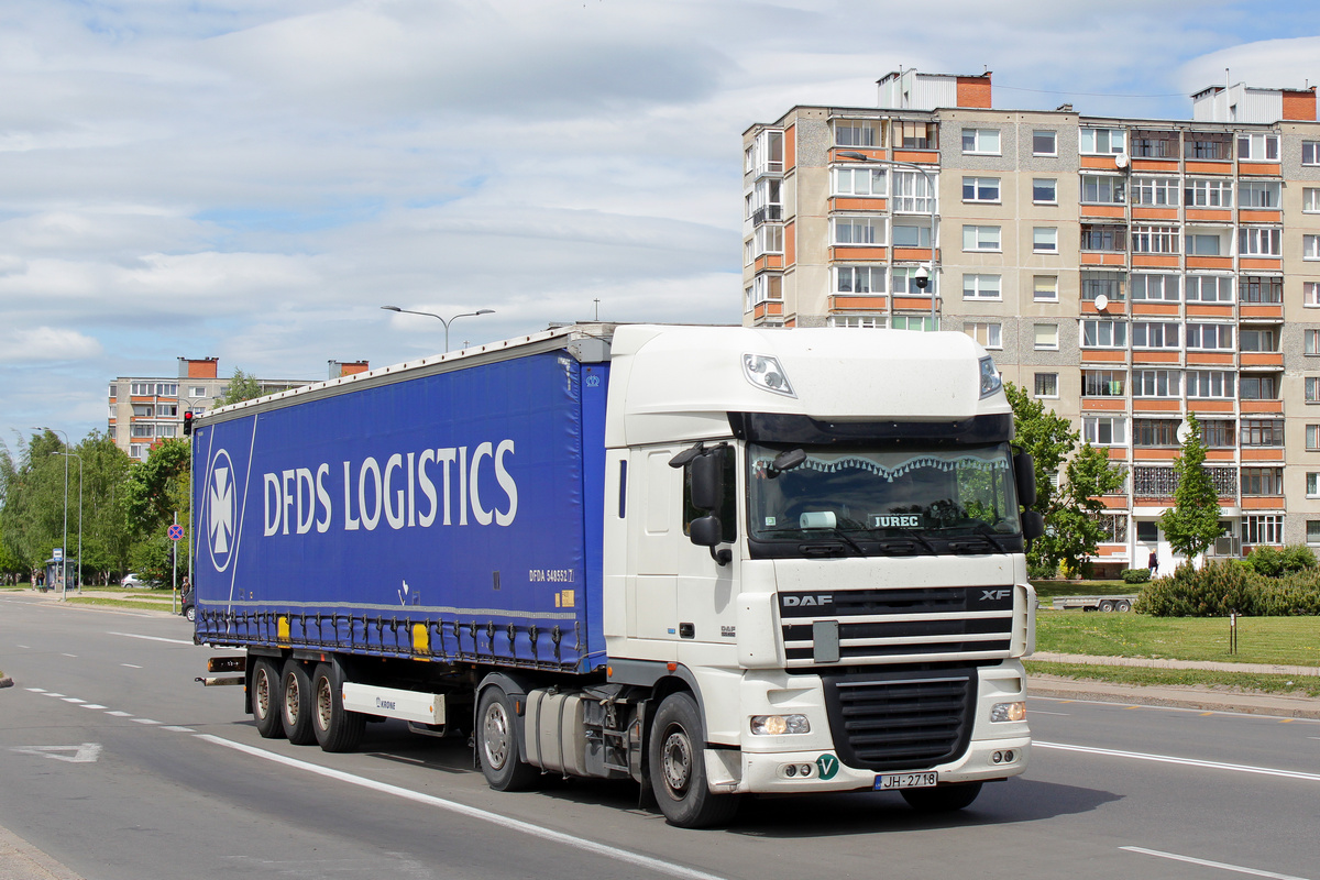 Латвия, № JH-2718 — DAF XF105 FT