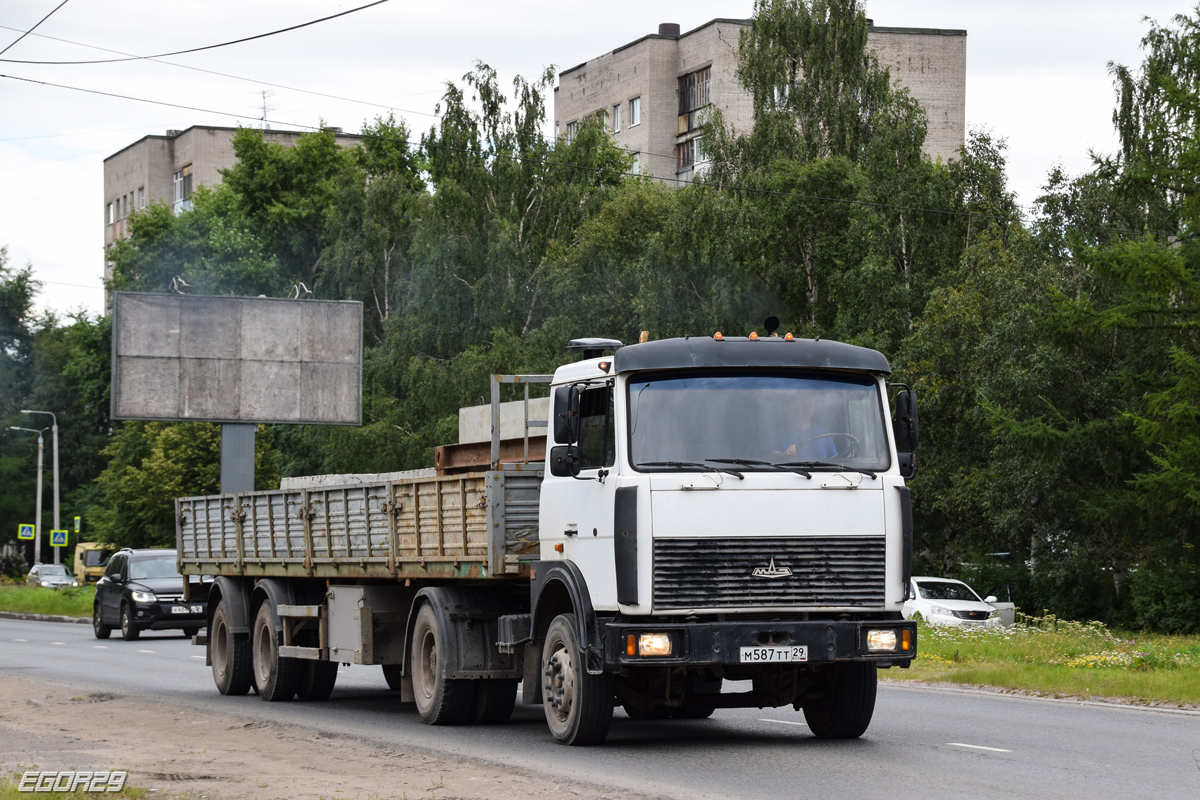 Архангельская область, № М 587 ТТ 29 — МАЗ-5432A3