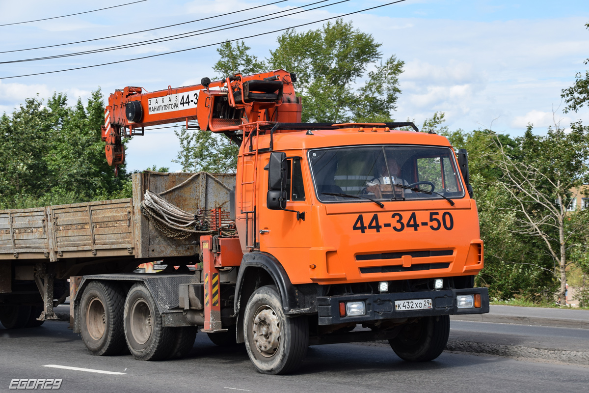 Архангельская область, № К 432 ХО 29 — КамАЗ-5410