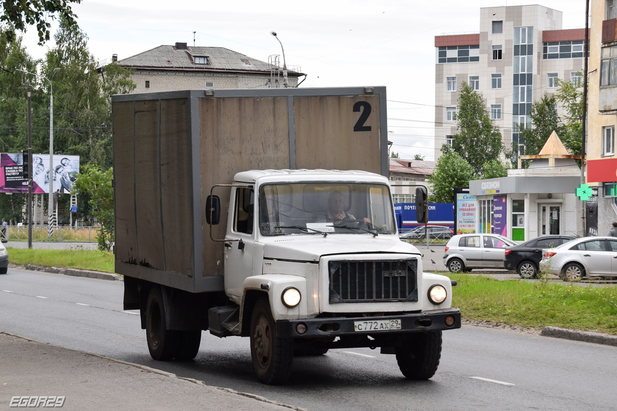 Архангельская область, № С 772 АХ 29 — ГАЗ-3309