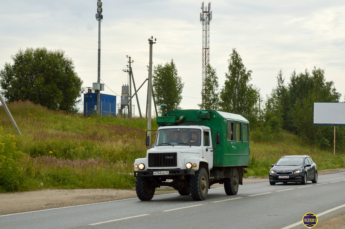 Калужская область, № К 743 ЕА 40 — ГАЗ-3308 «Садко»