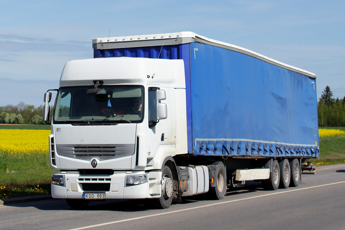 Литва, № KSD 663 — Renault Premium ('2006)