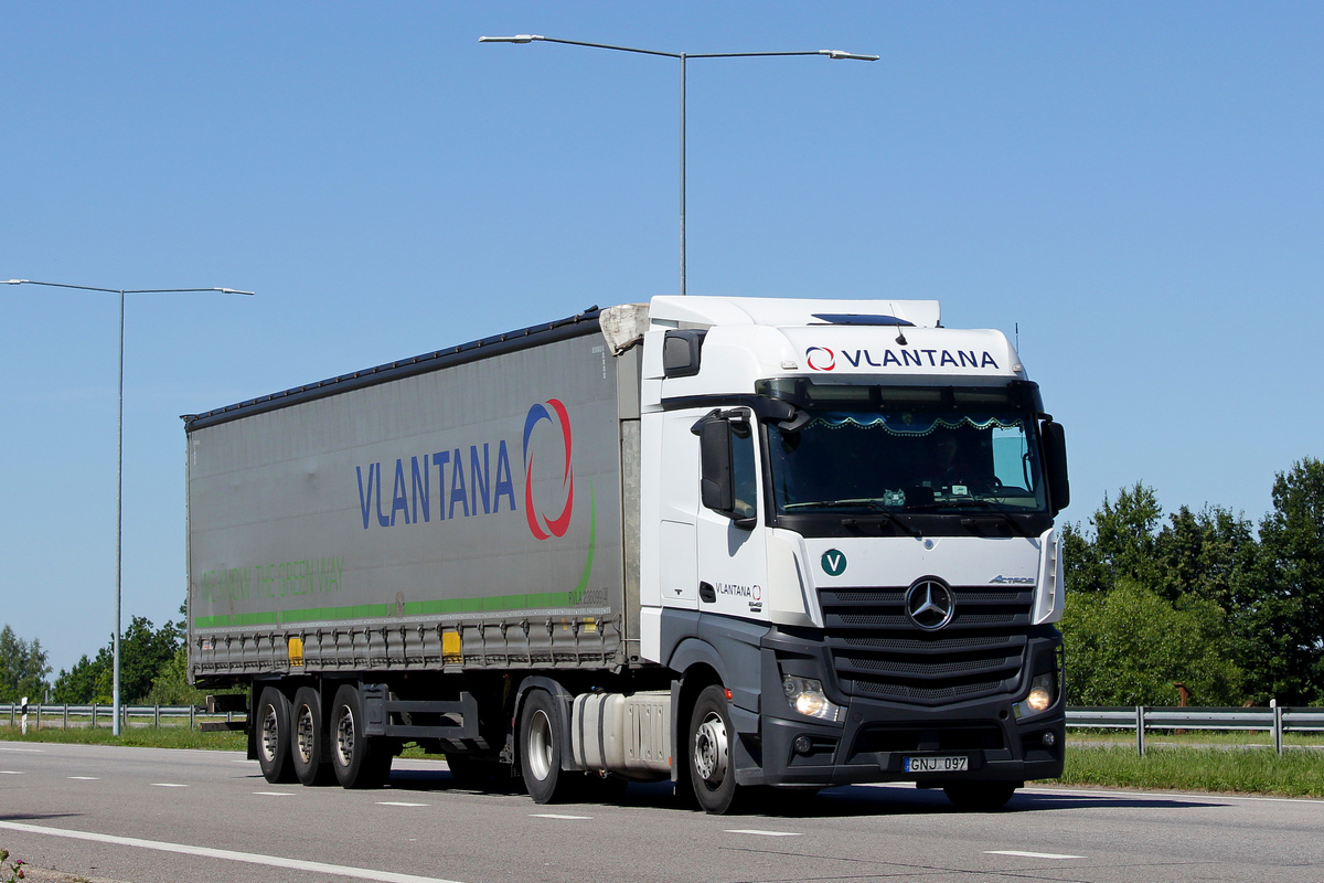 Литва, № GNJ 097 — Mercedes-Benz Actros ('2011) 1845