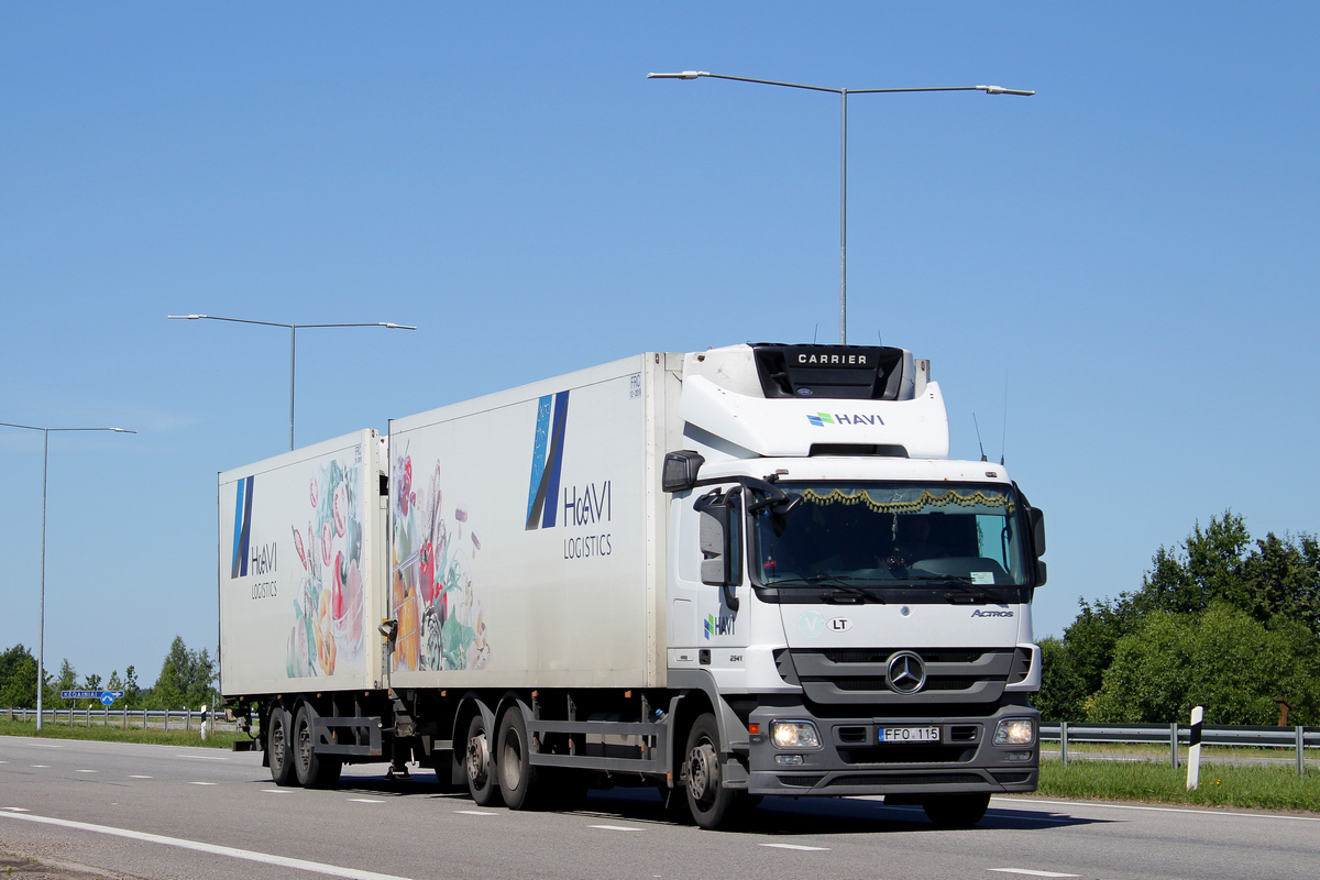 Литва, № FFO 115 — Mercedes-Benz Actros ('2009) 2541