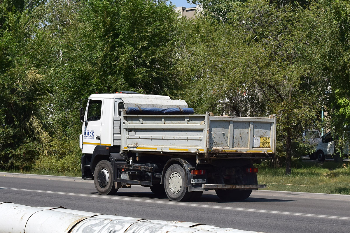 Волгоградская область, № А 311 РЕ 134 — МАЗ-5550B5