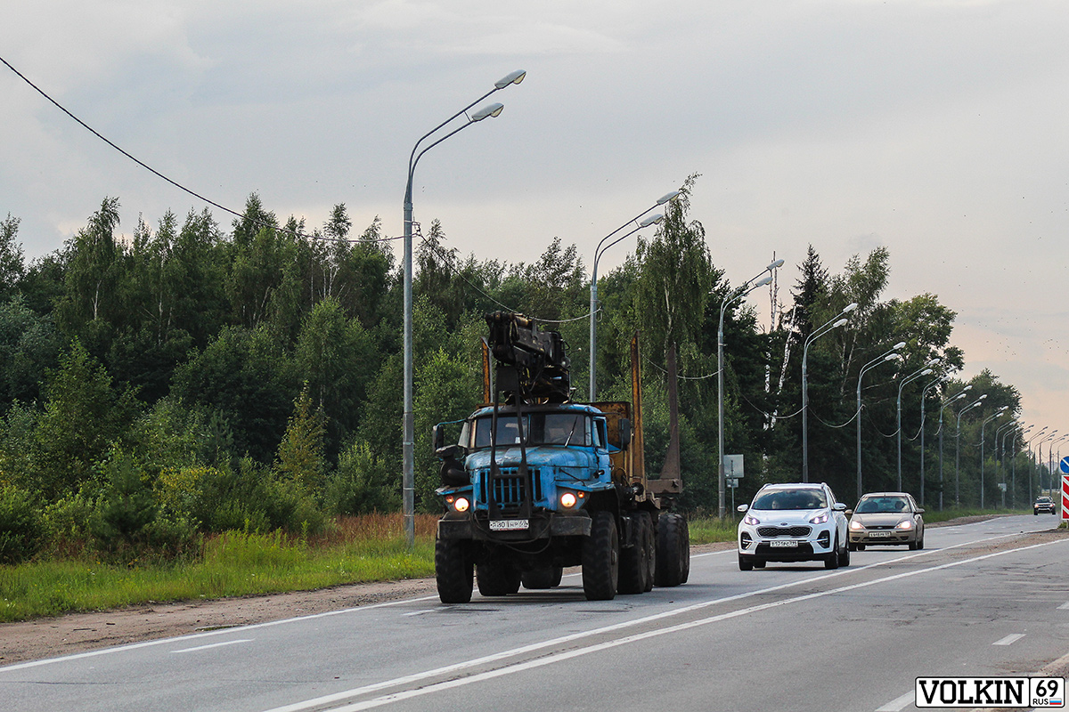 Тверская область, № Н 801 НР 69 — Урал-55571-40