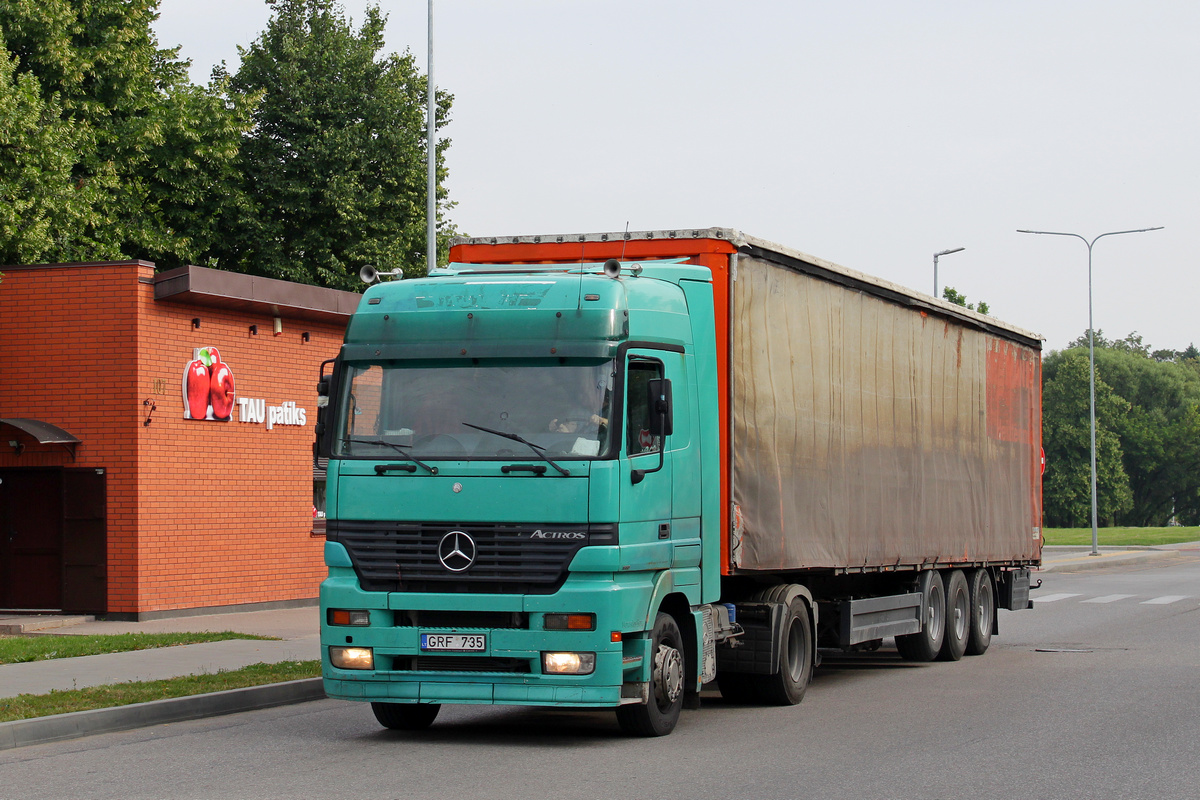 Литва, № GRF 735 — Mercedes-Benz Actros ('1997) 1843