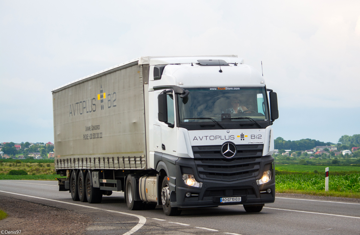 Закарпатская область, № АО 0710 ЕО — Mercedes-Benz Actros ('2011) 1845