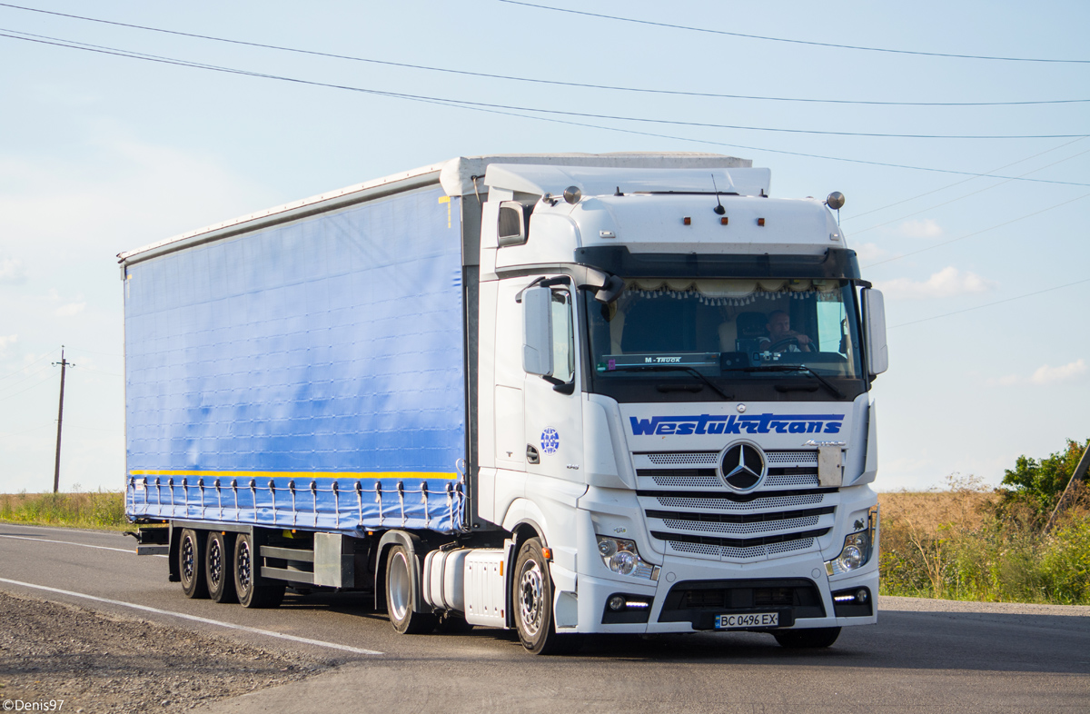 Львовская область, № ВС 0496 ЕХ — Mercedes-Benz Actros ('2011) 1845