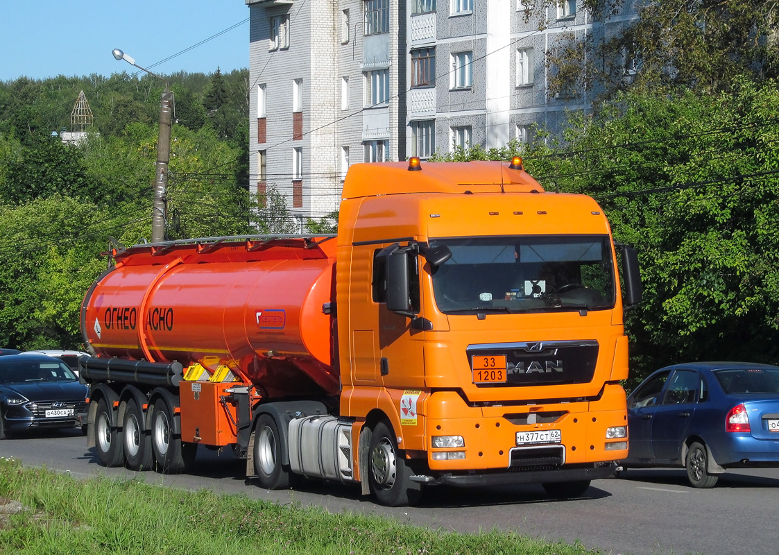 Рязанская область, № Н 377 СТ 62 — MAN TGX ('2007) 18.400