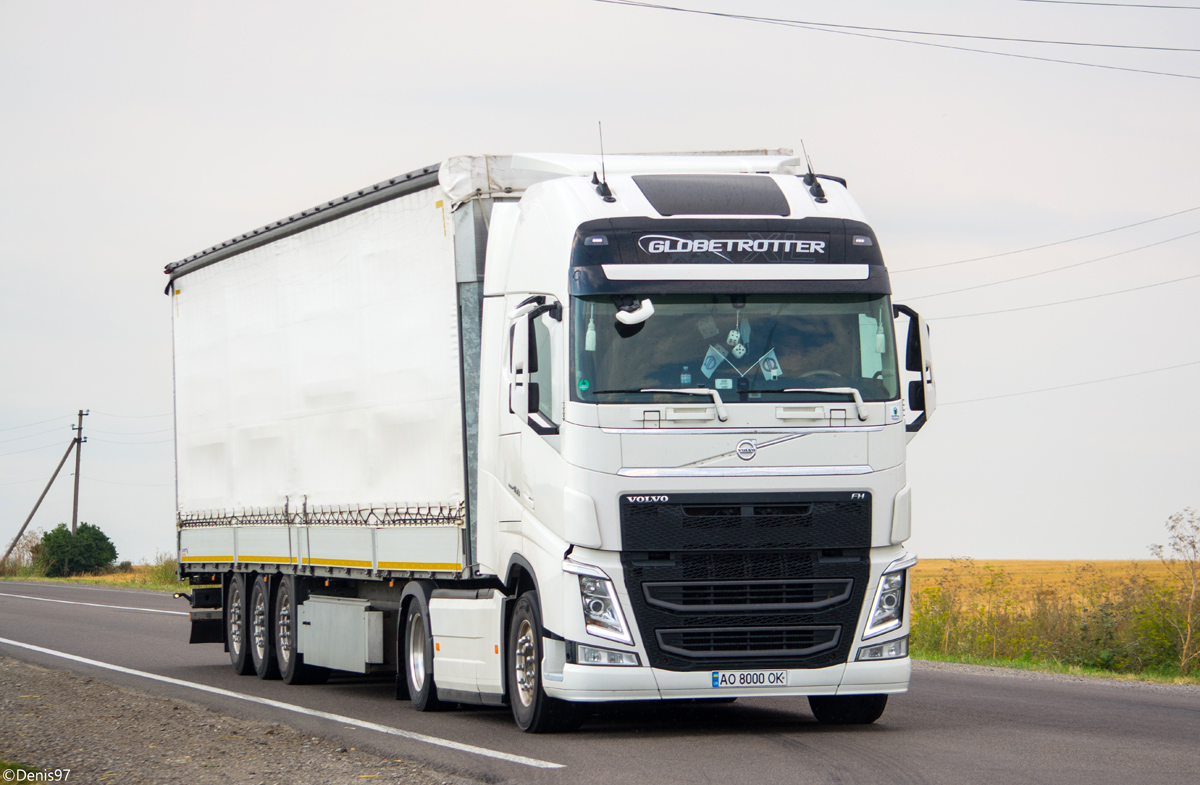 Закарпатская область, № АО 8000 ОК — Volvo ('2012) FH.460