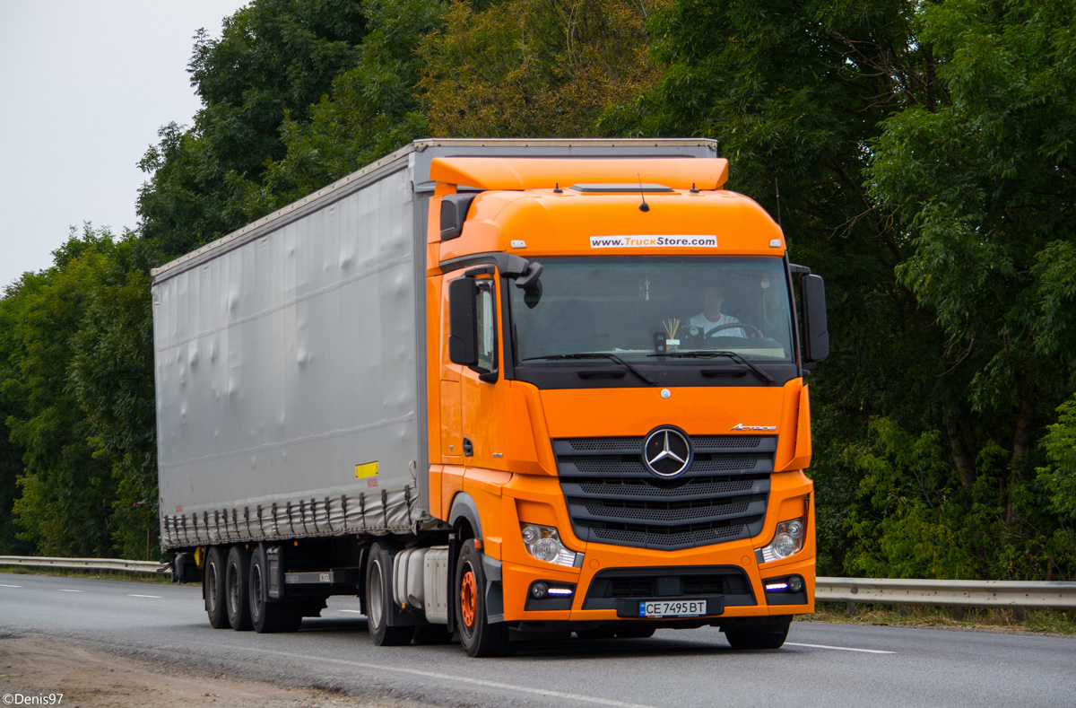 Черновицкая область, № СЕ 7495 ВТ — Mercedes-Benz Actros ('2011) 1845