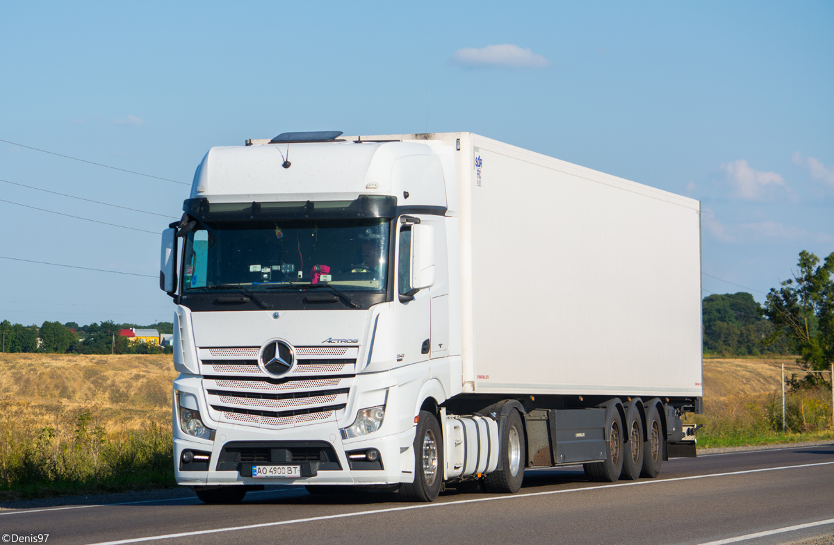 Закарпатская область, № АО 4900 ВТ — Mercedes-Benz Actros ('2011) 1845