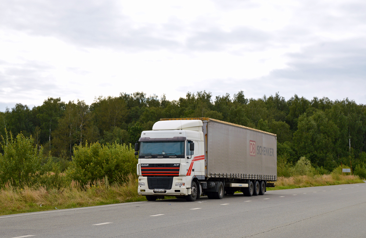 Калужская область, № К 072 ТН 40 — DAF XF95 FT