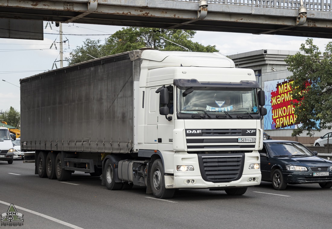 Алматы, № 569 FPA 02 — DAF XF105 FT