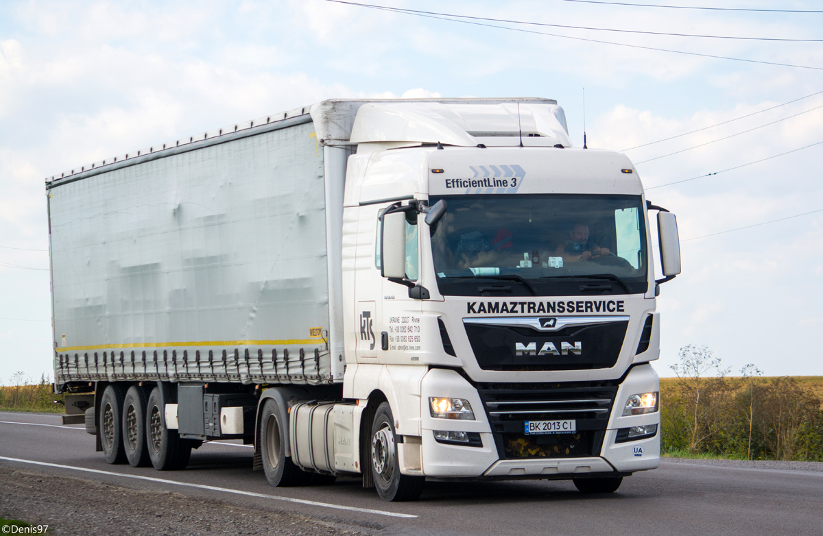 Ровненская область, № ВК 2013 СІ — MAN TGX ('2016) 18.460