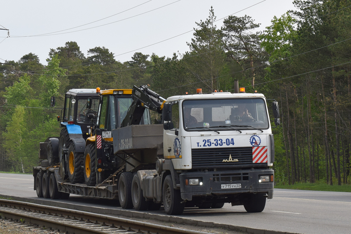 Алтайский край, № У 715 УН 22 — МАЗ-6430A8