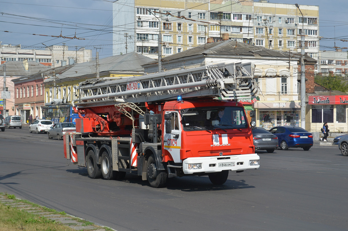 Тульская область, № Р 846 ОМ 71 — КамАЗ-65115-A4