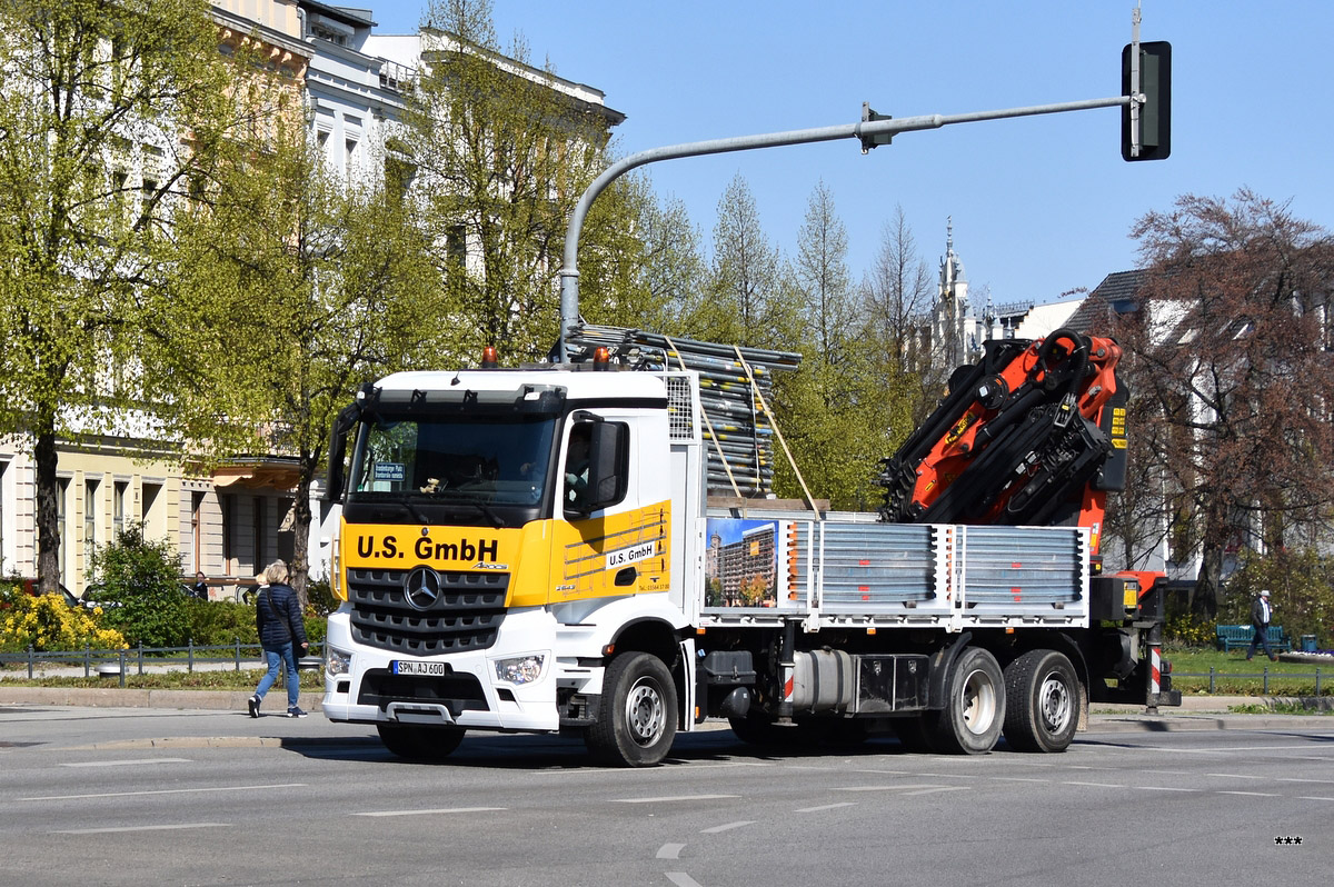 Германия, № SPN-AJ 600 — Mercedes-Benz Arocs 2643