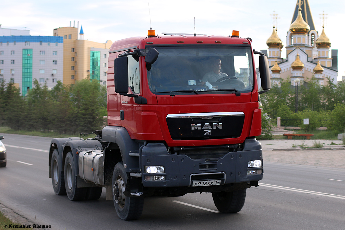 Саха (Якутия), № Р 918 КК 14 — MAN TGS ('2007) 33.430