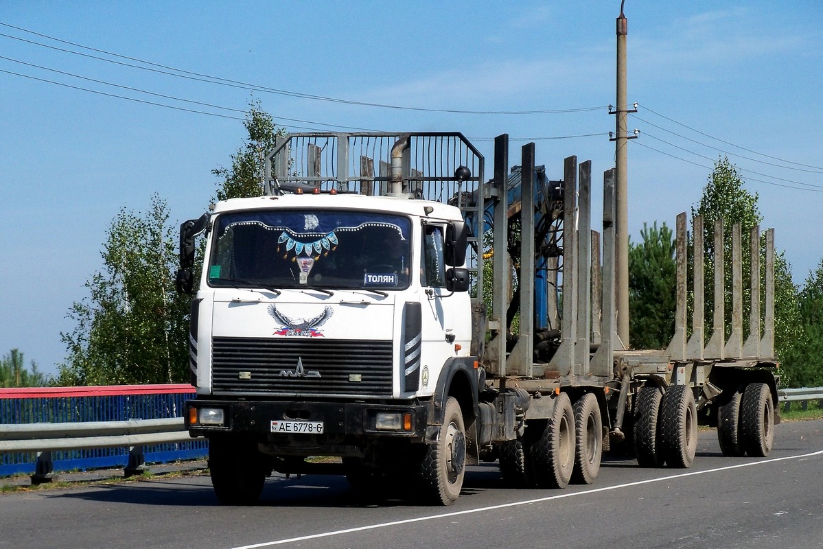 Могилёвская область, № АЕ 6778-6 — МАЗ-6303 (общая модель)