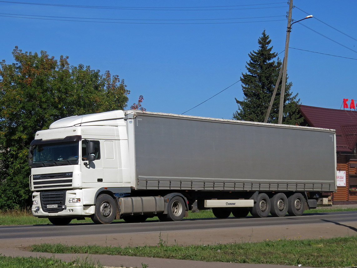 Пермский край, № В 597 ЕВ 159 — DAF XF105 FT