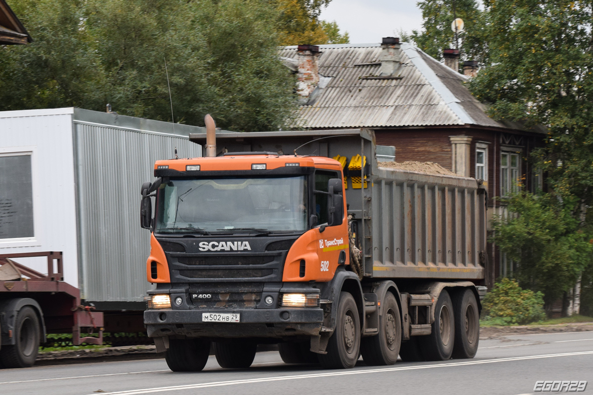 Архангельская область, № 502 — Scania ('2011) P400