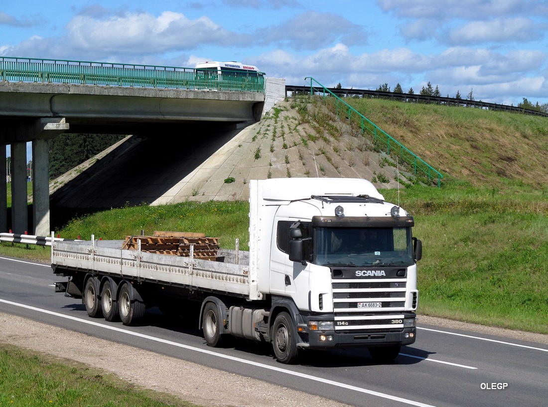 Витебская область, № АК 6683-2 — Scania ('1996) R114G