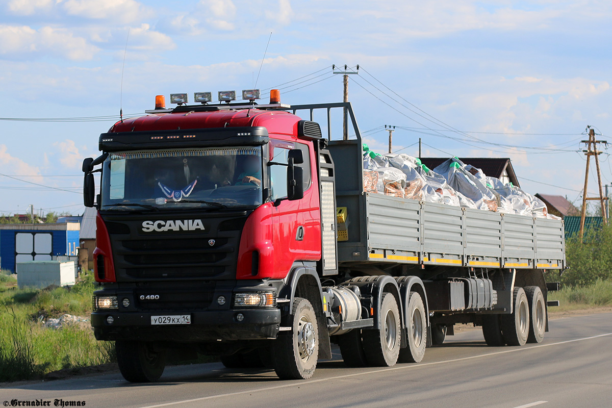 Саха (Якутия), № У 029 КХ 14 — Scania ('2013) G480